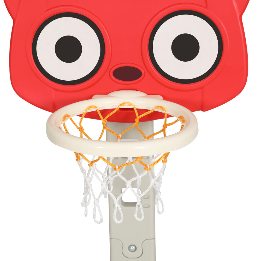 Keezi Kids Adjustable Basketball Hoop Stand - Red
