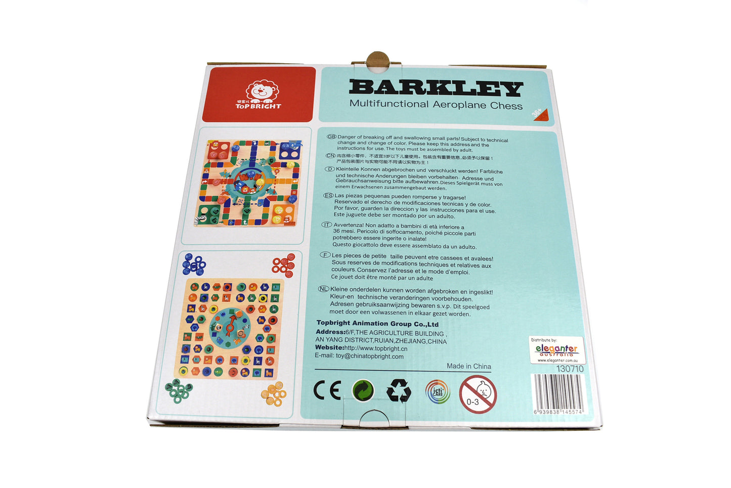 2 in 1 Animal Ludo Family Game