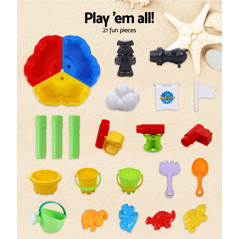 Kids Sandpit Pretend Play Outdoor Beach Toy Set