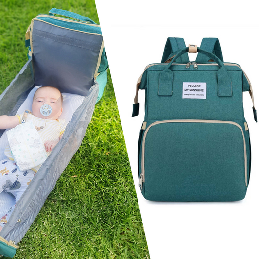 Large Nappy Backpack Bag with Cot