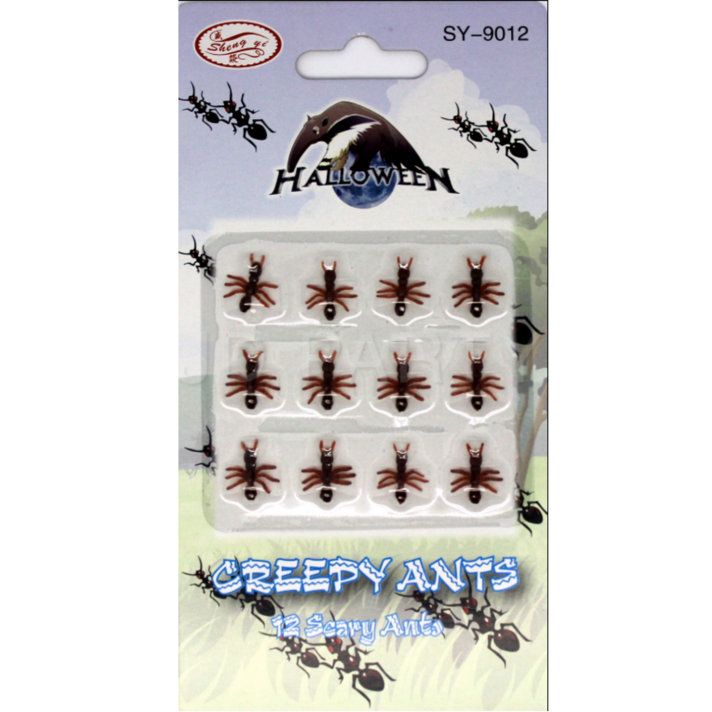 12 Mini Fake Ants Prank Toy