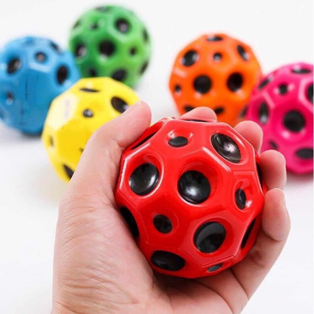 Kids High Bouncing Throw Catch Moon Ball Toy