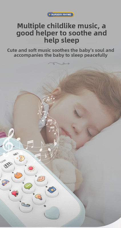 Unicorn Baby Toy Phone - Yellow