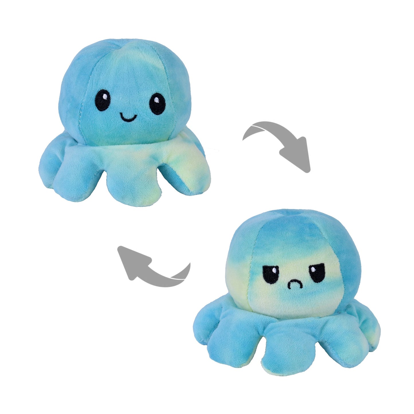 2 Flippy Mood Changing Reversible Octopus Plush Toy