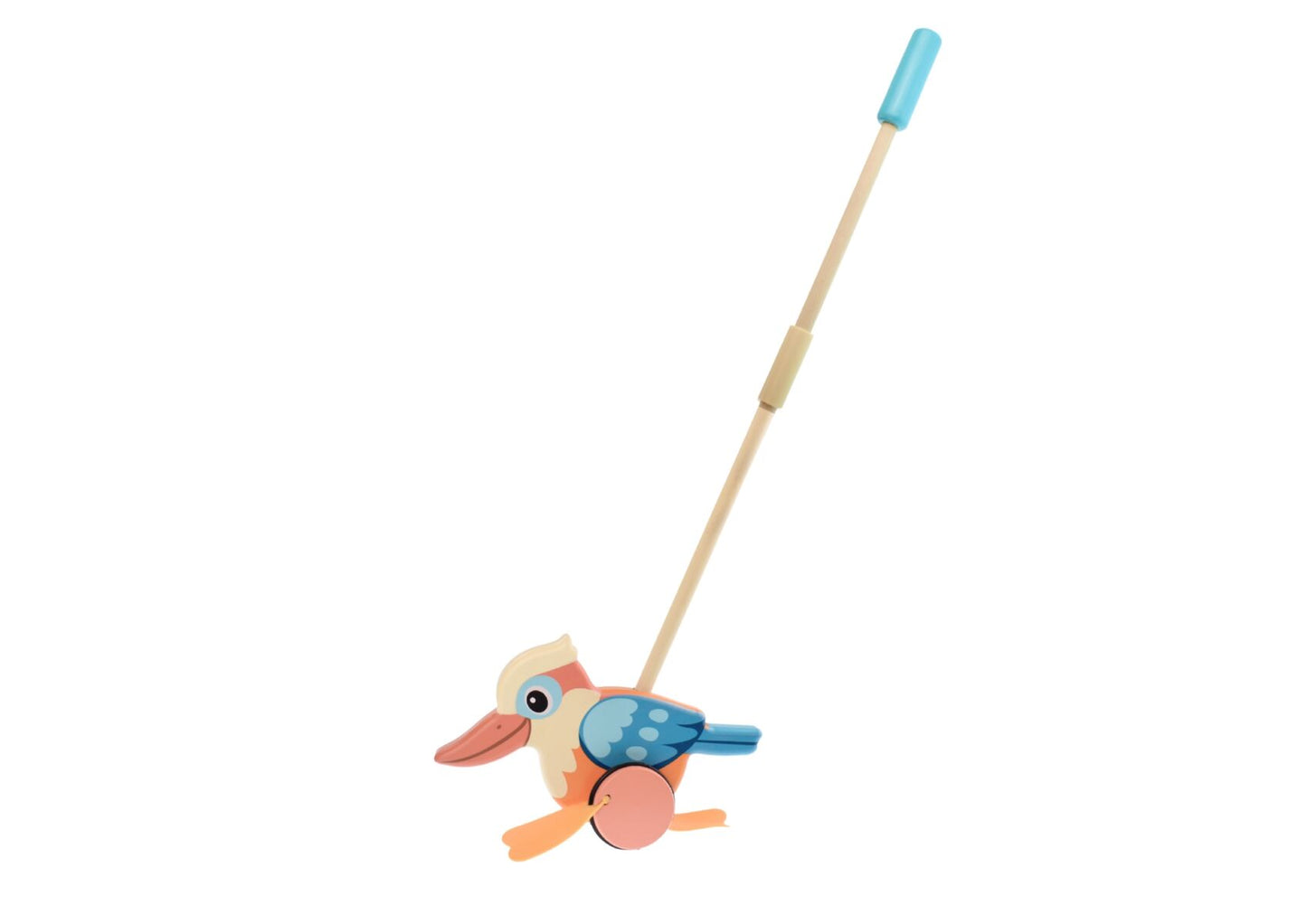 Push Along Kookaburra Toddler Toy