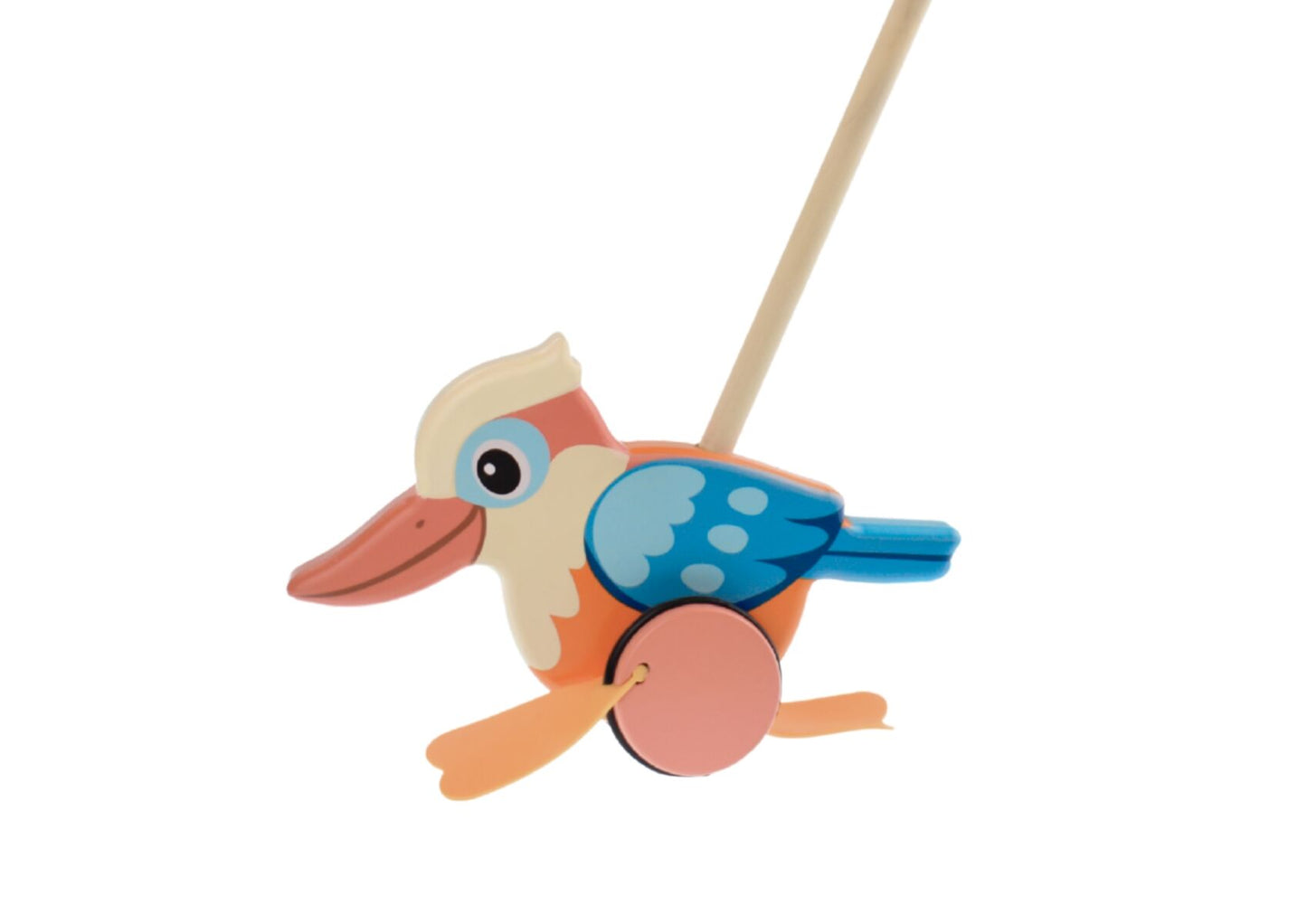 Push Along Kookaburra Toddler Toy