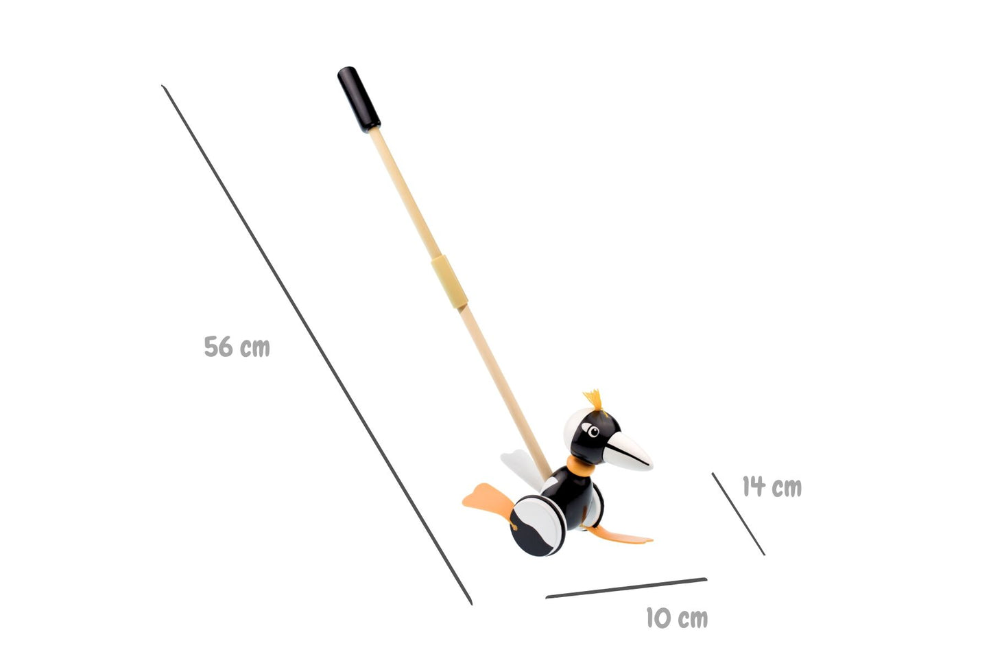 Push Along Magpie Toddler Toy