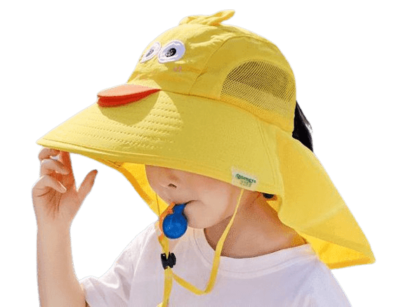 Kids Wide Brim Sun Hat - www.cudodi.com.au