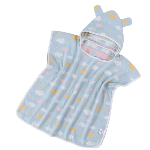 Kids Hooded Poncho Towel - www.cudodi.com.au