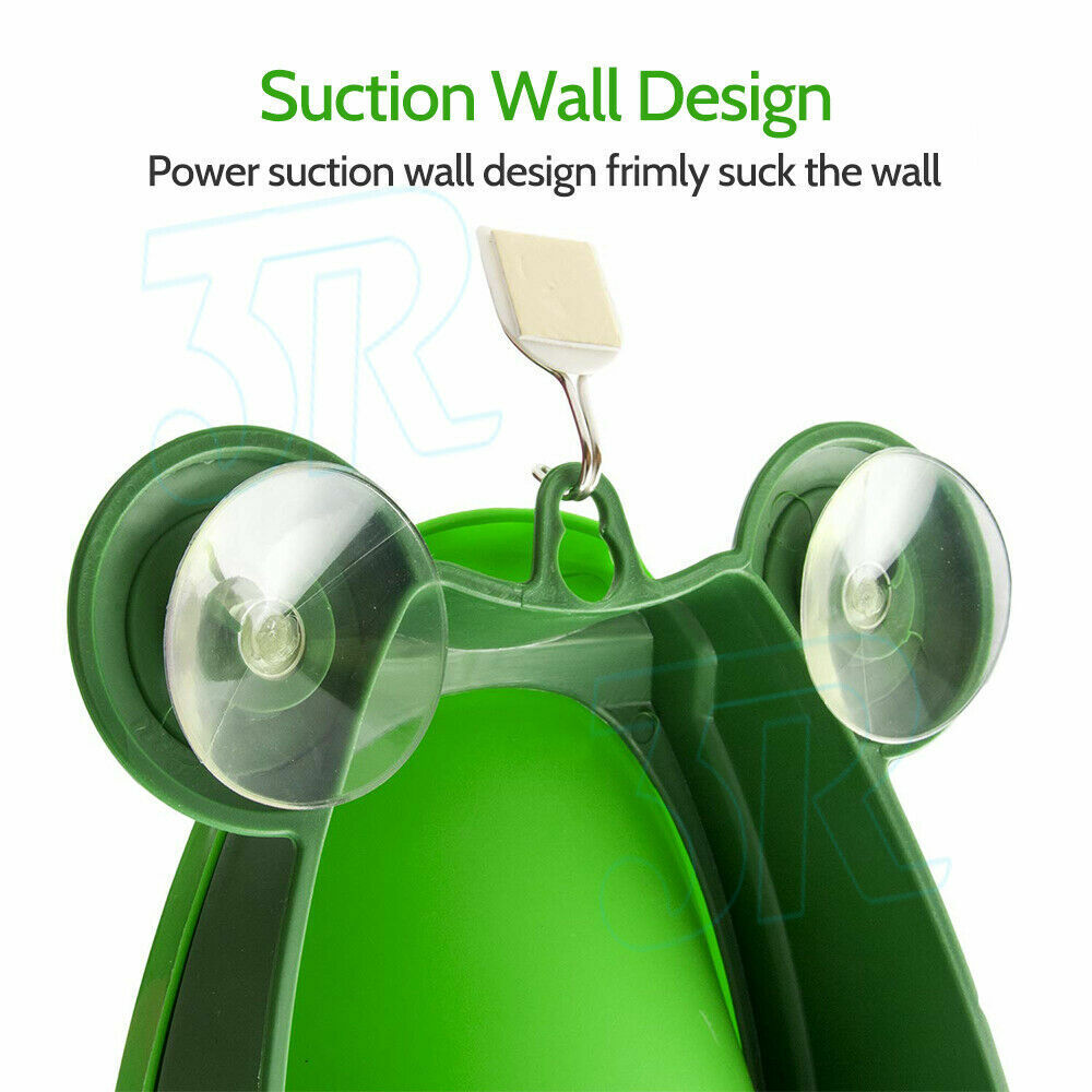 boys frog potty training toilet with suction cup
