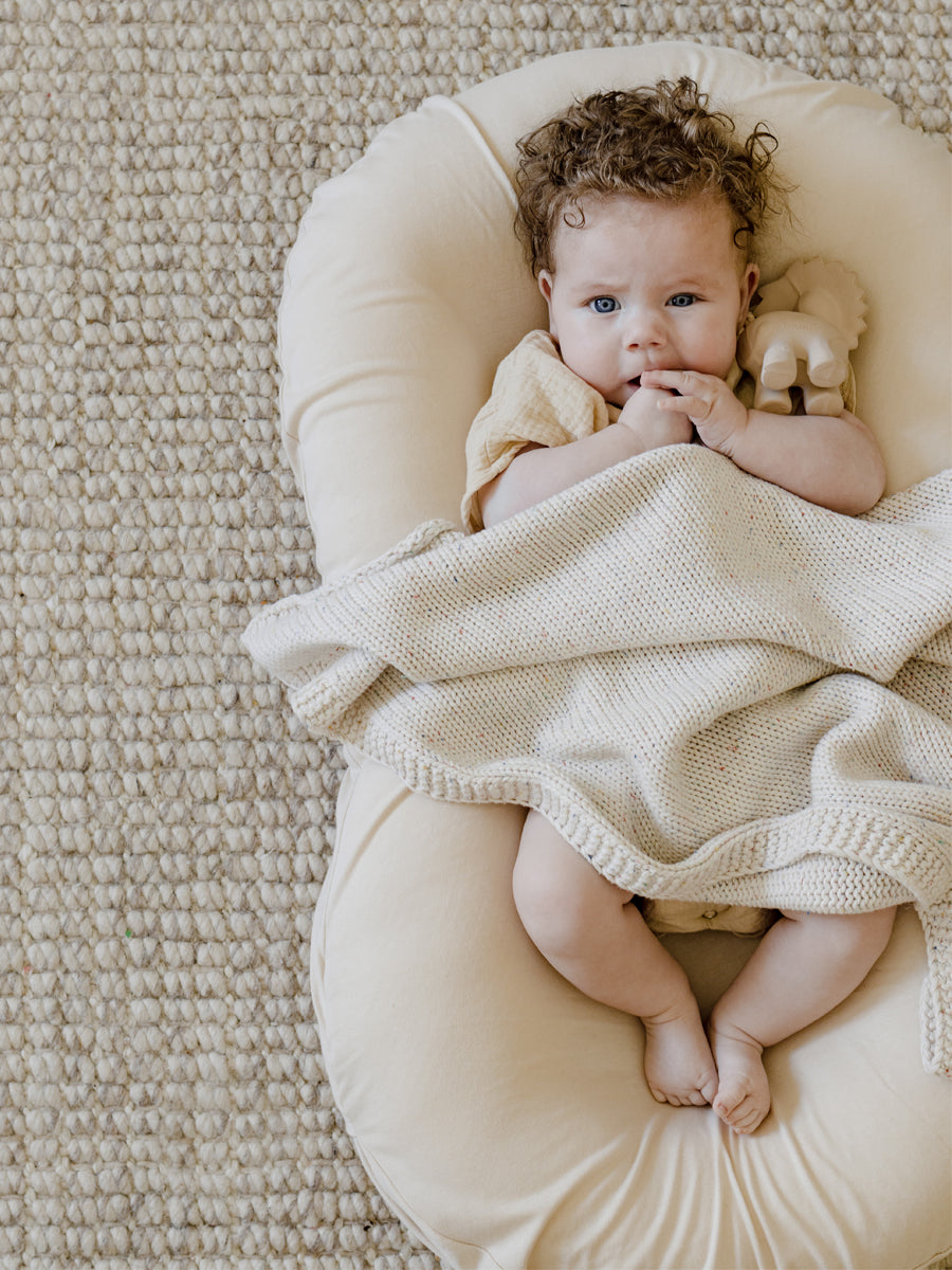 Portable baby bed cushion