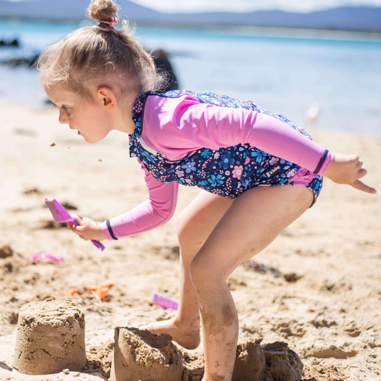 Ruffles ‘n’ rashie Kids swimwear for girls | Flower Power