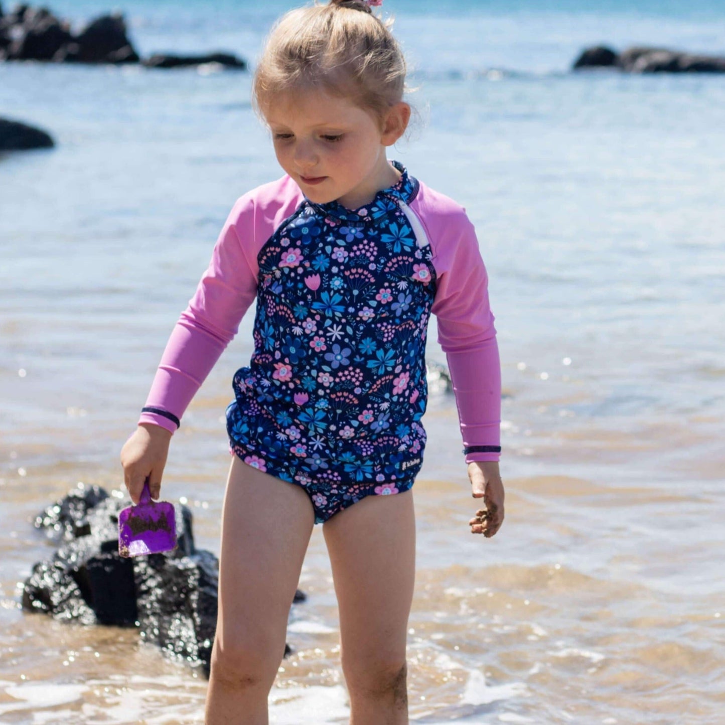 Ruffles ‘n’ rashie Kids swimwear | Flower Power