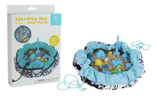 Kids 3 in 1 Play Mat - Let's Party