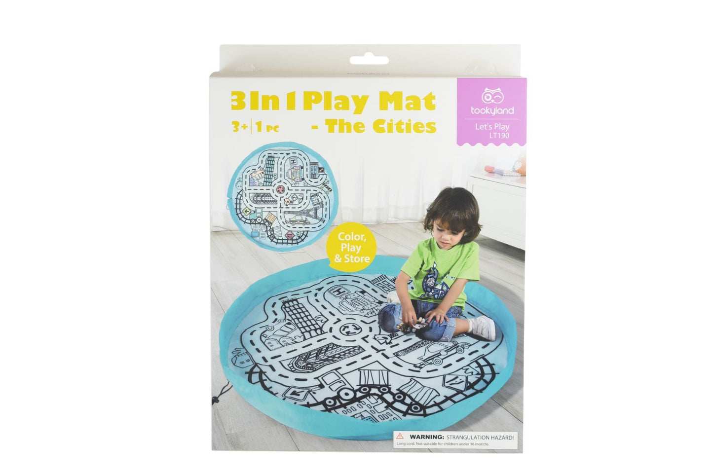 Kids 3 in 1 Play Mat - The Cities