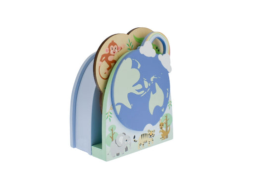 Kids Spin to Sing Music Box - Blue
