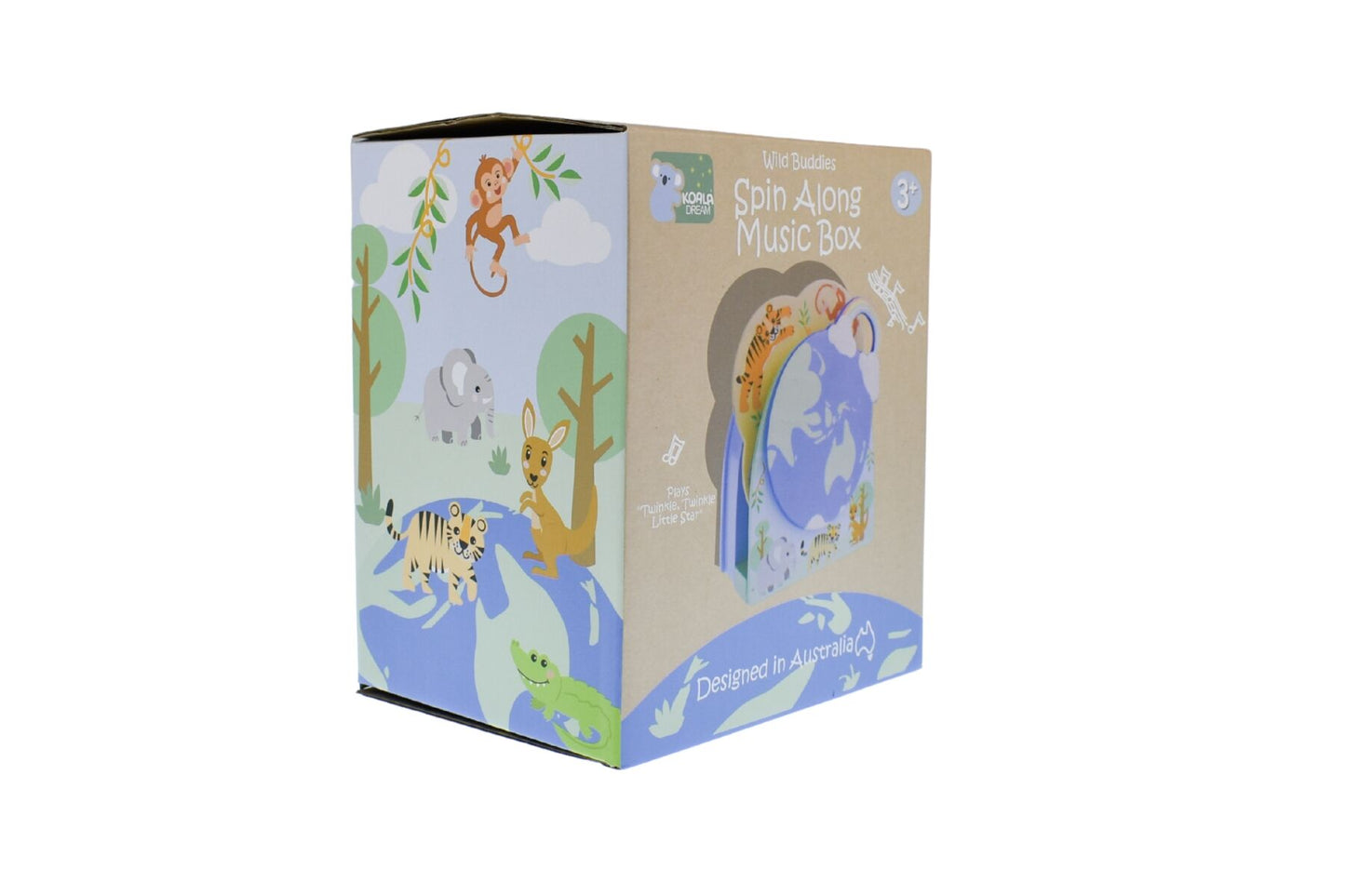 Kids Spin to Sing Music Box - Blue