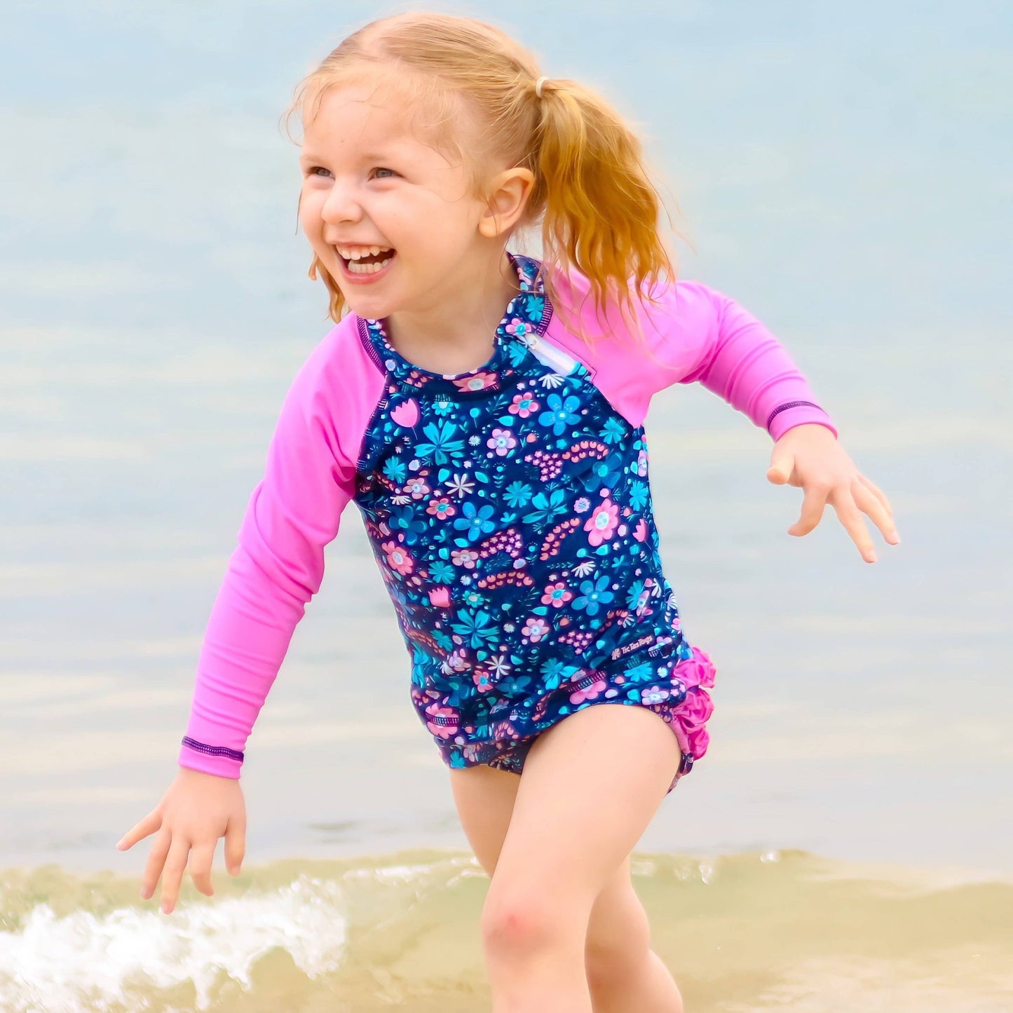 Ruffles ‘n’ rashie Kids swimwear | Flower Power