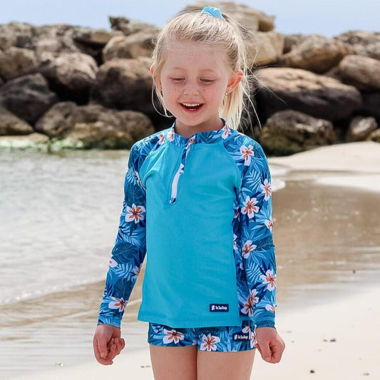 Girls Long Sleeve Rashie | Jungle | Size 4-14 only