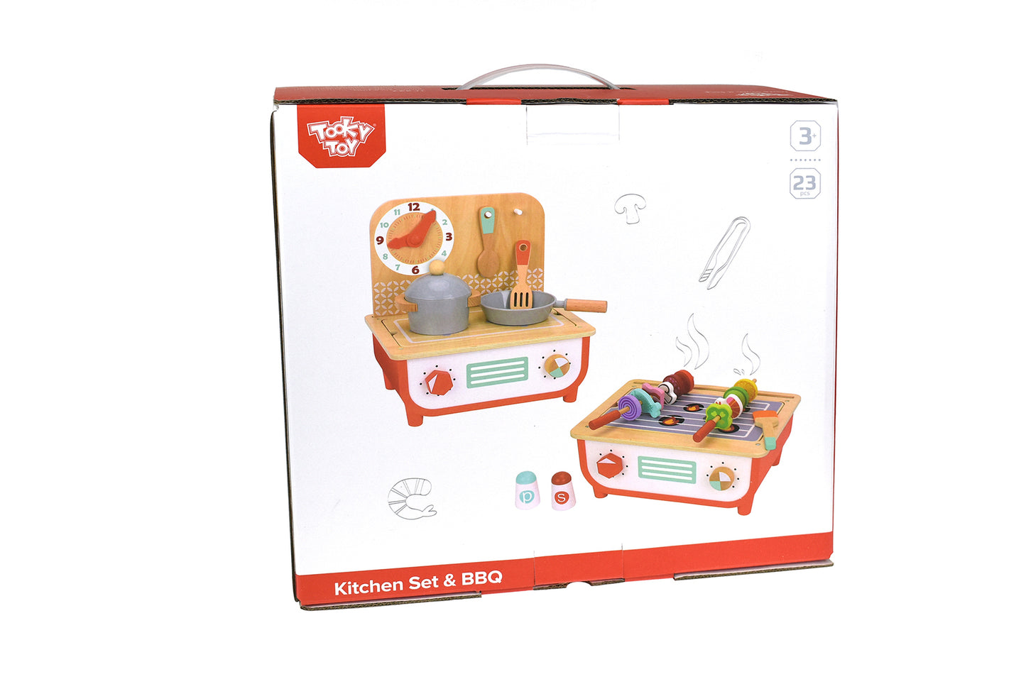 Kids Pretend Kitchen & BBQ Set