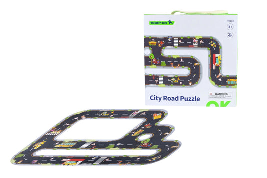 Kids Puzzle Play Mat - City Road