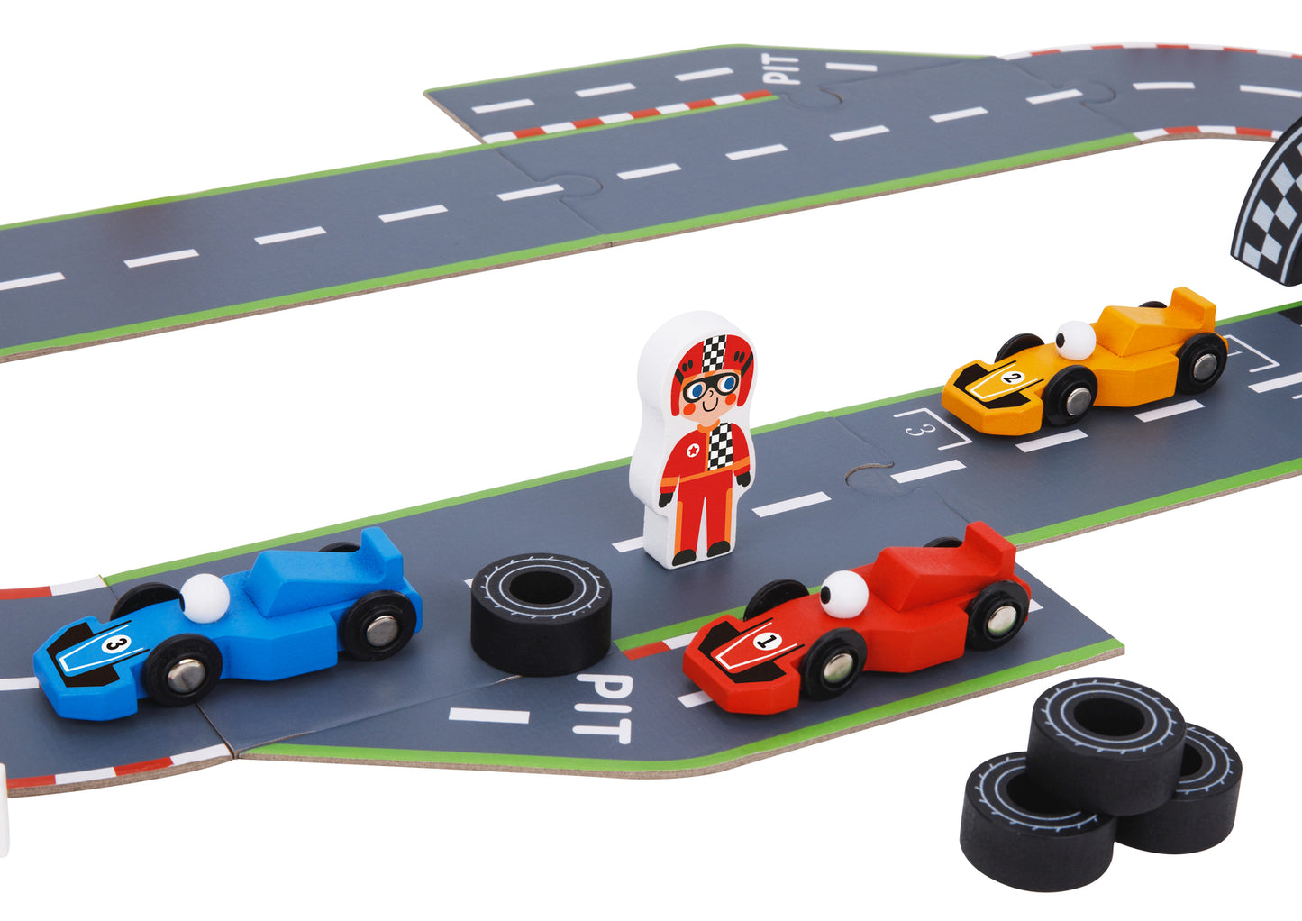 Kids Puzzle Play Mat - Formula Racing