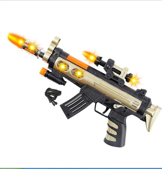  Children Toy Police Army Electric Gun