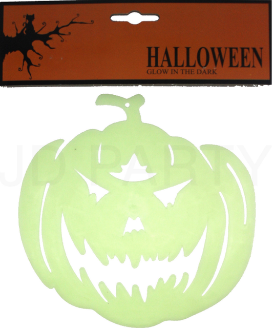 Giant Glow In The Dark Pumpkin Face Party Decoration