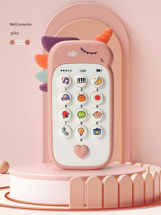 Unicorn Baby Toy Phone - Pink