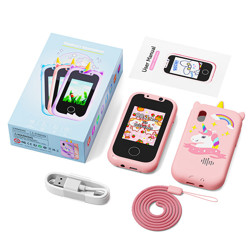 Kids Unicorn Smart Phone Toy - Blue