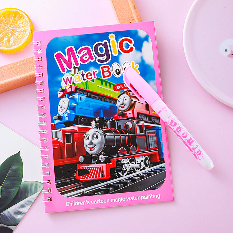 2 PCS Magic Water Colouring Book