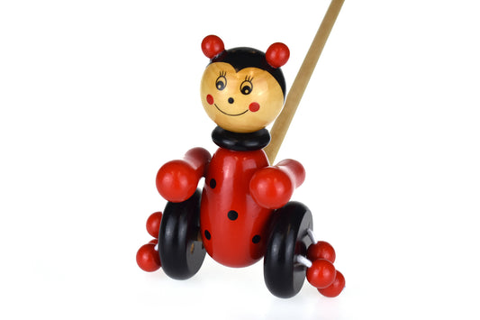Push Along Ladybird Toddler Toy