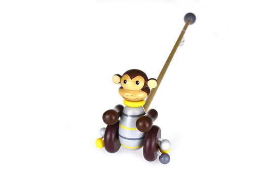 Push Along Monkey Toddler Toy