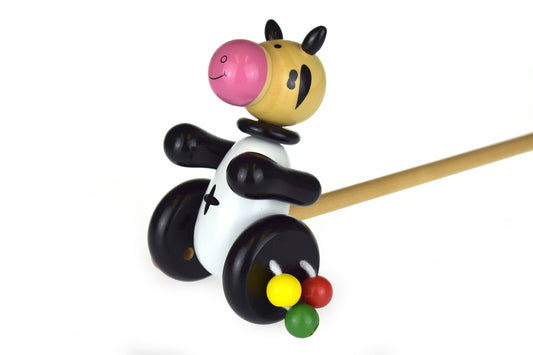 Push Along Cow Toddler Toy