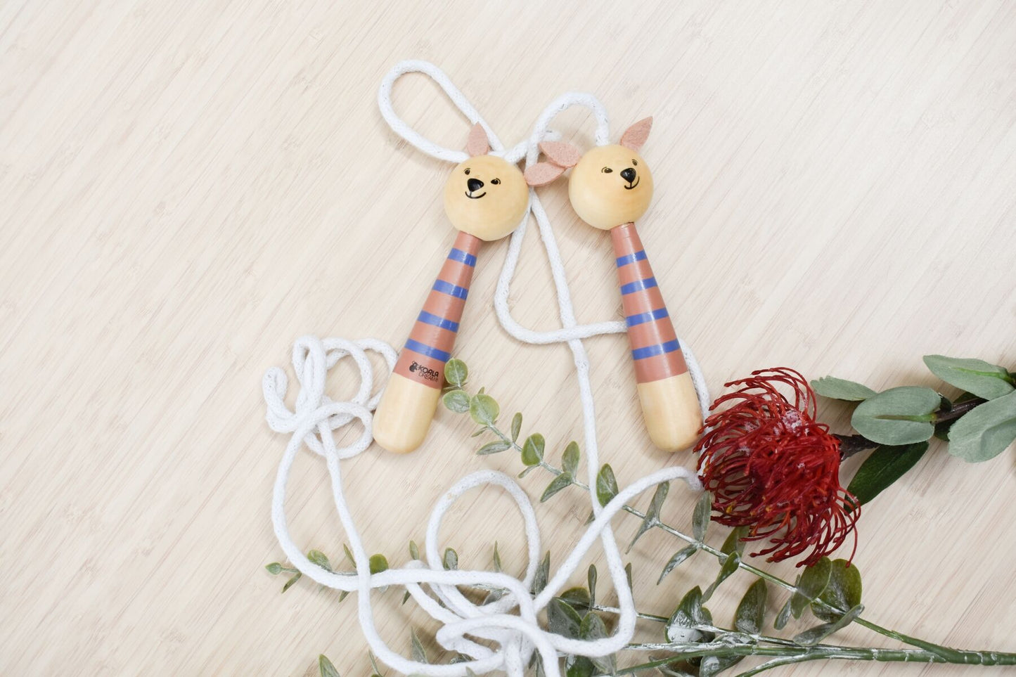 Wooden Skipping Rope - Kangaroo
