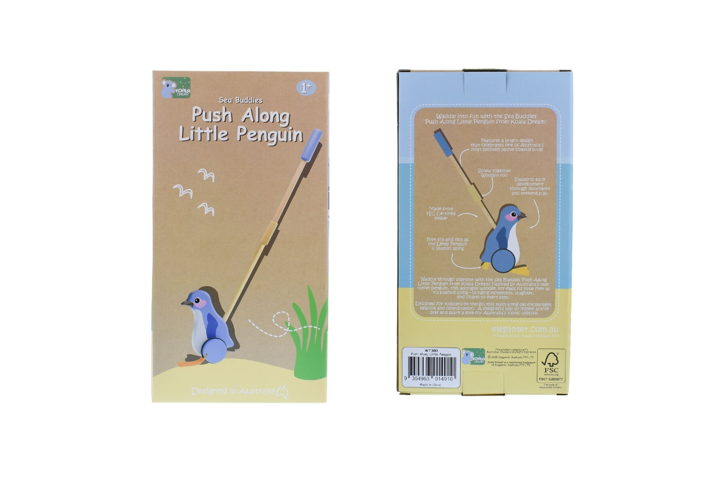 Push Along Little Penguin Toddler Toy