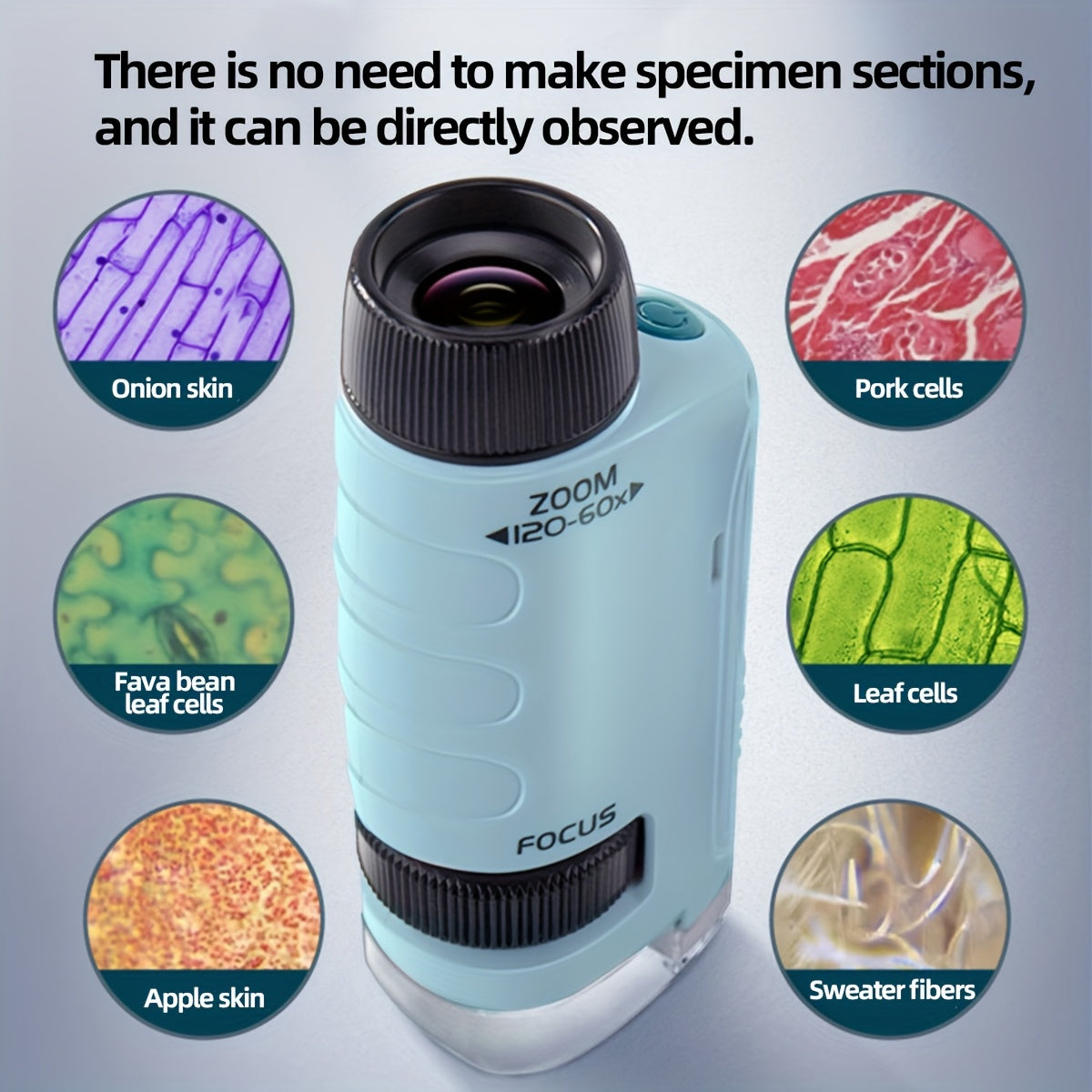 Kids Handheld Portable Microscope