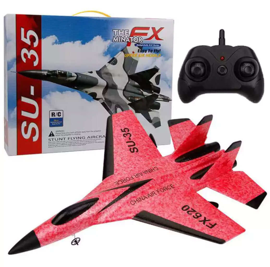 Flying model SU-35 RC jet with gyro stabilisation AU
