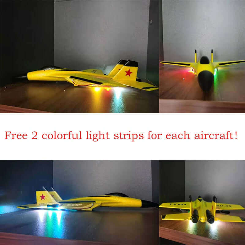 RC fighter jet SU-35 with LED lights AU