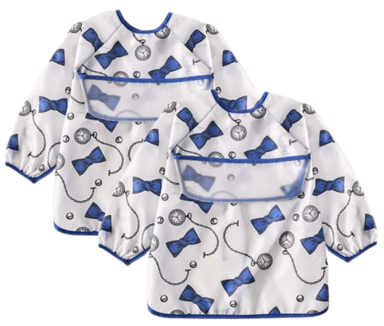 Boys long sleeve smock bib