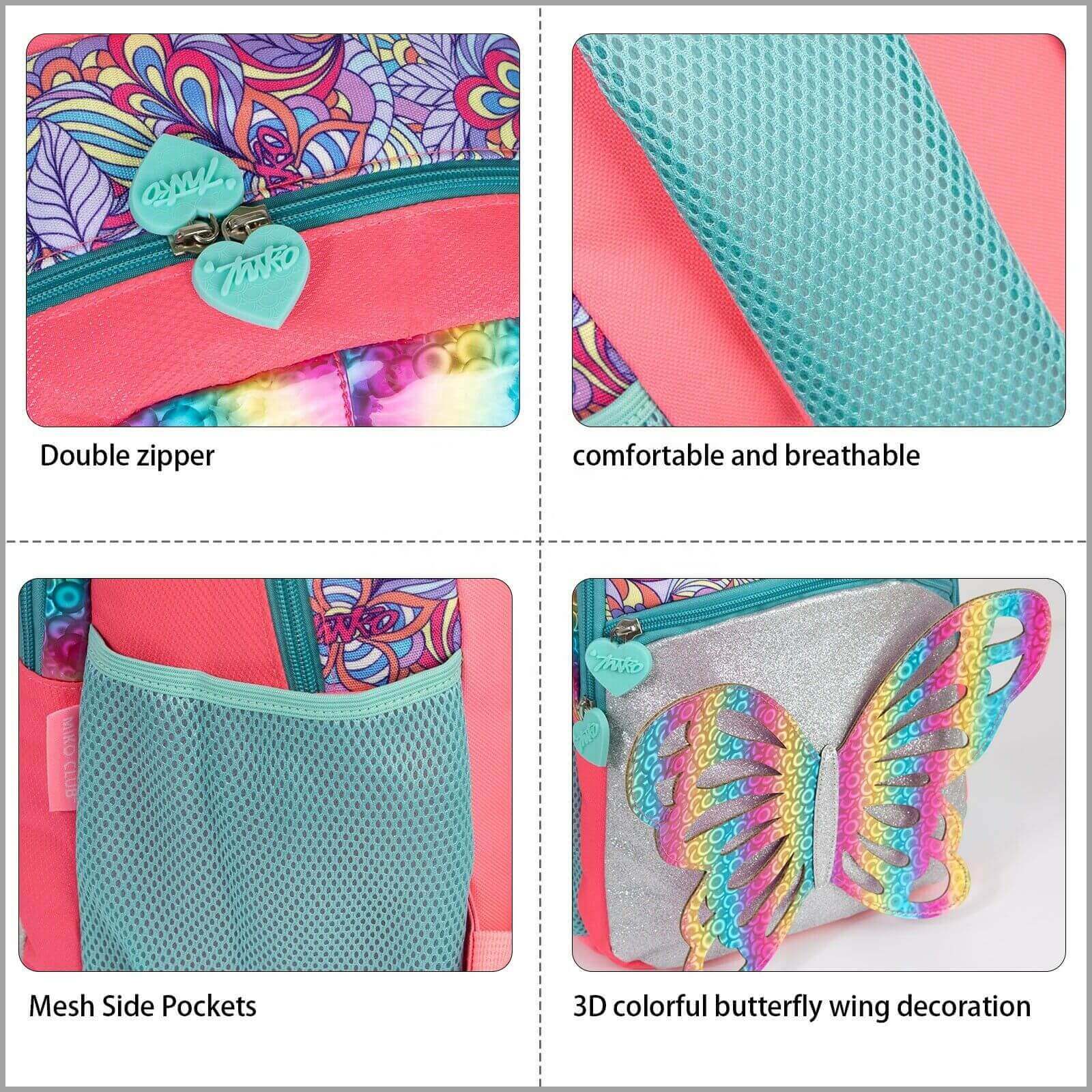 Preschool Backpack with Multiple Pockets